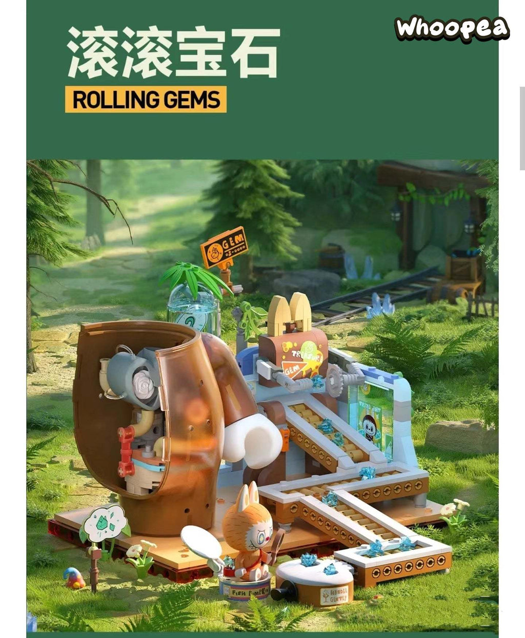 THE MONSTERS FOREST SECRET BASE - Blocks