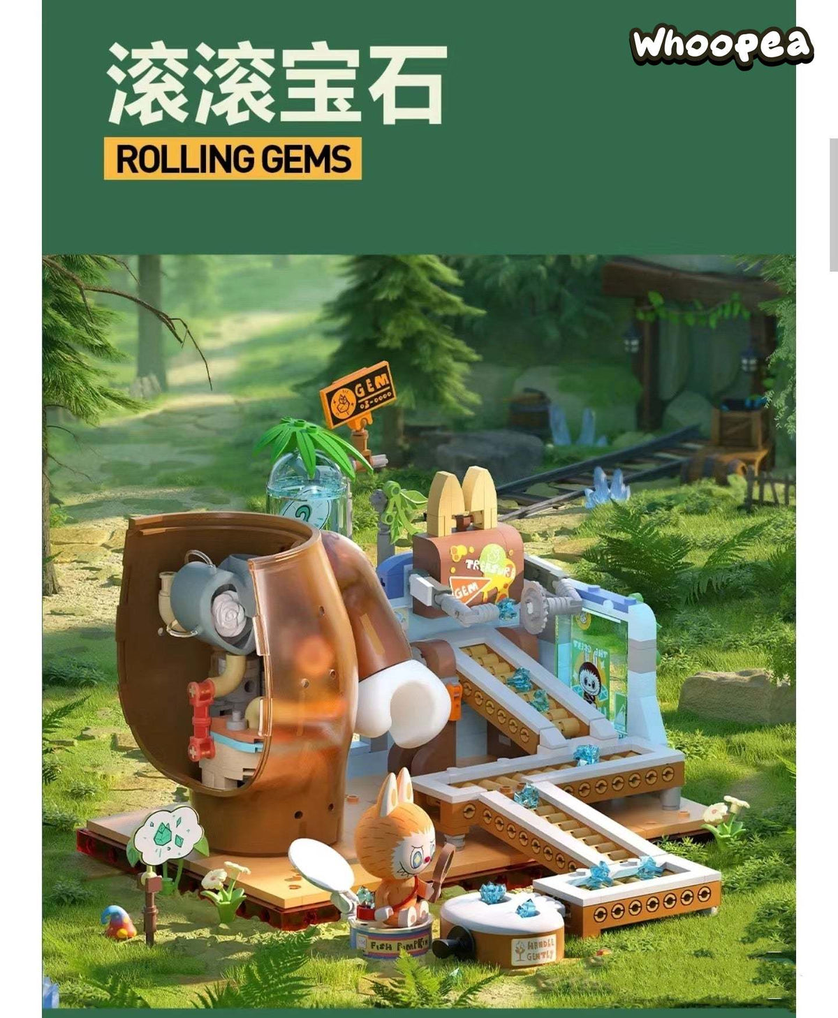 THE MONSTERS FOREST SECRET BASE - Blocks