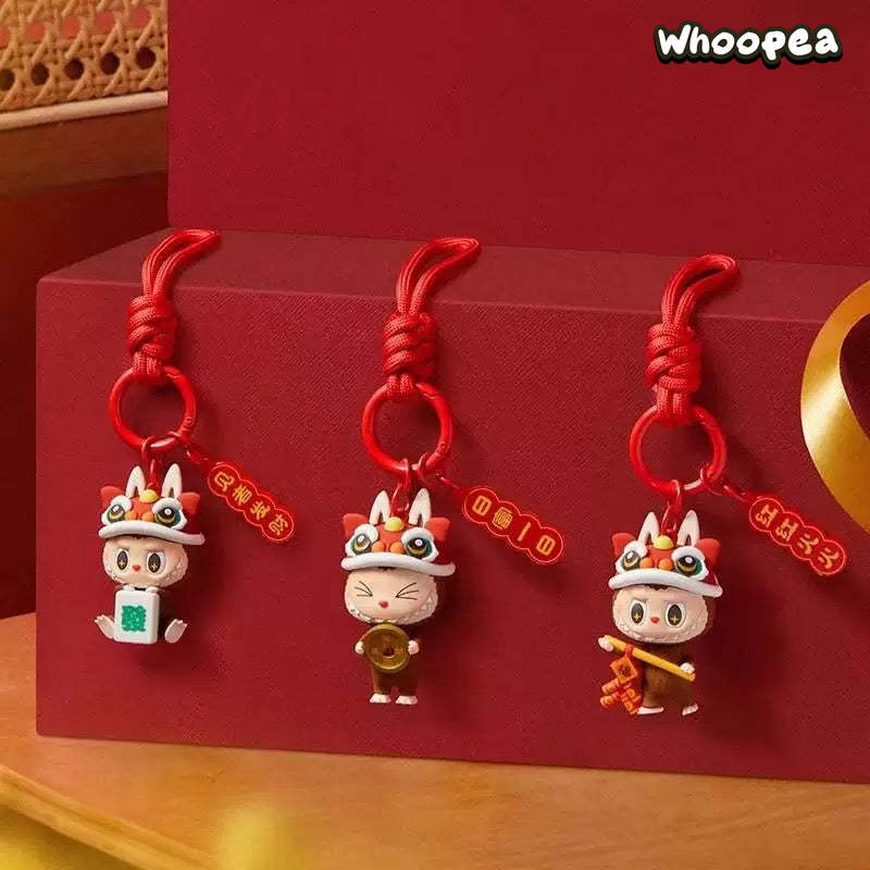 The Monsters Labubu Keychain Pendant Blind Box, POP LAND Limited