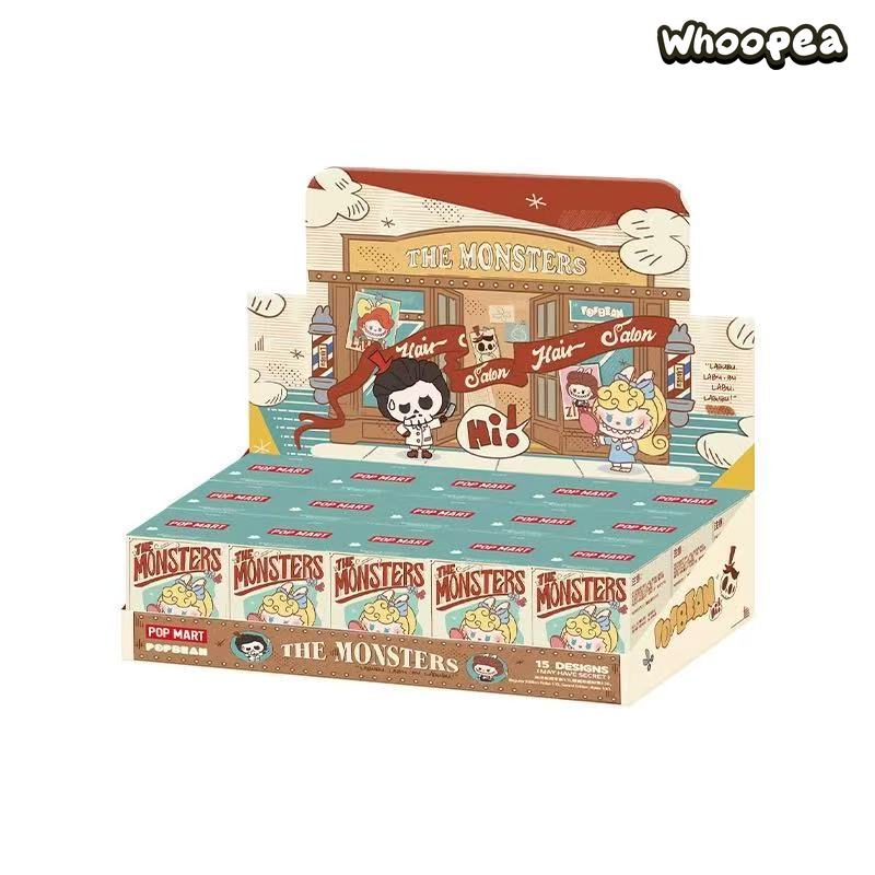 POP BEAN The Monsters Labubu Hair Salon Mini Bean Series Figure Blind Box