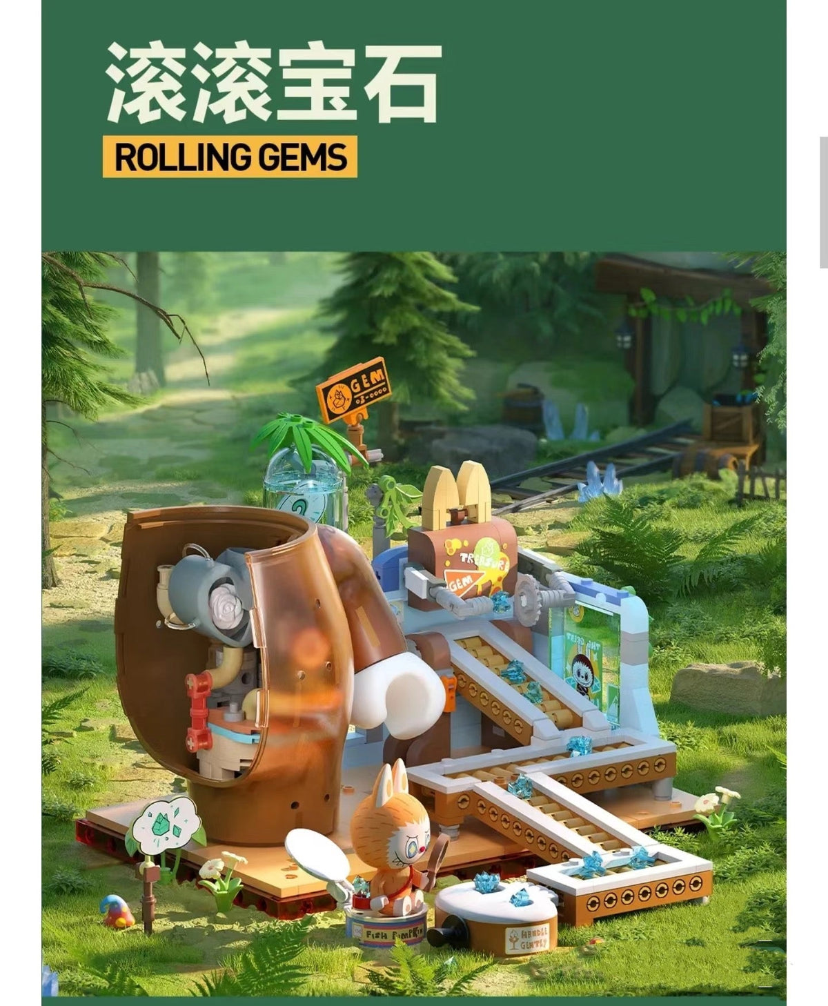 THE MONSTERS FOREST SECRET BASE - Blocks