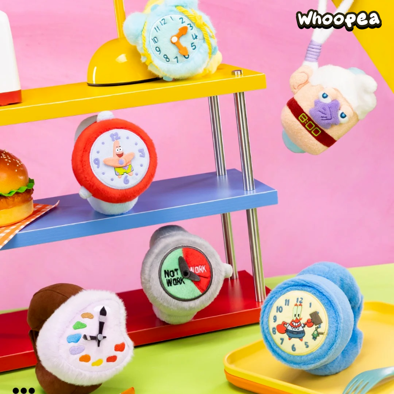 GONG SpongeBob SquarePants Funny Plush Watch Series Blind Box (PRE-ORDER)