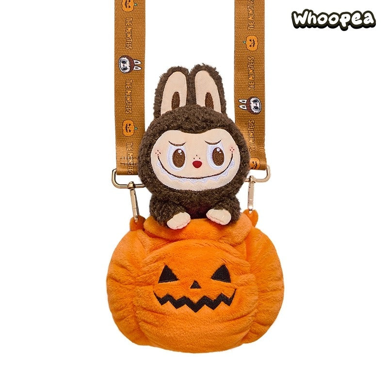 LABUBU Halloween Magic of Pumpkin Series Plush Mini Bag, POP LAND Limited