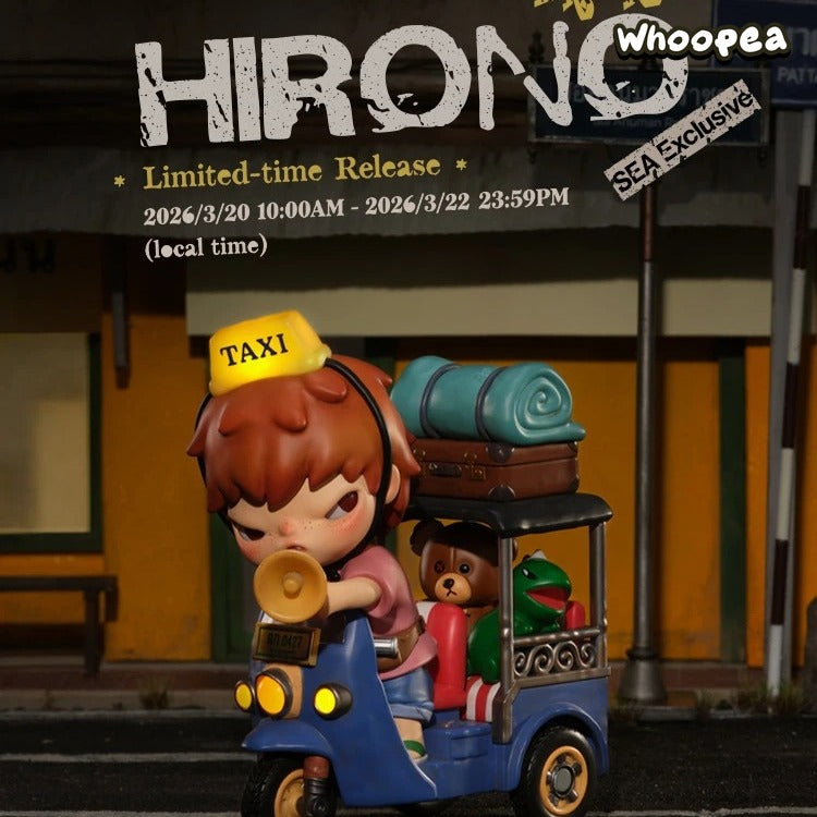 POP MART Hirono Tuk-Tuk Figure SEA Exclusive