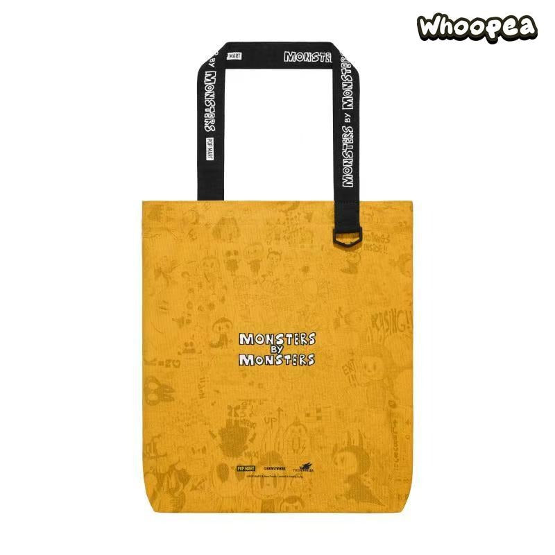 POP MART THE MONSTERS 10th Anniversary Tour Series Canvas Tote Bag, Beijing 10th Anniversary Tour Exclusive