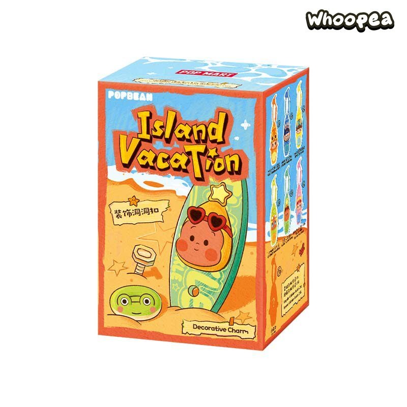 POP MART POP BEAN Island Vacation Series Shoe Charms Blind Box