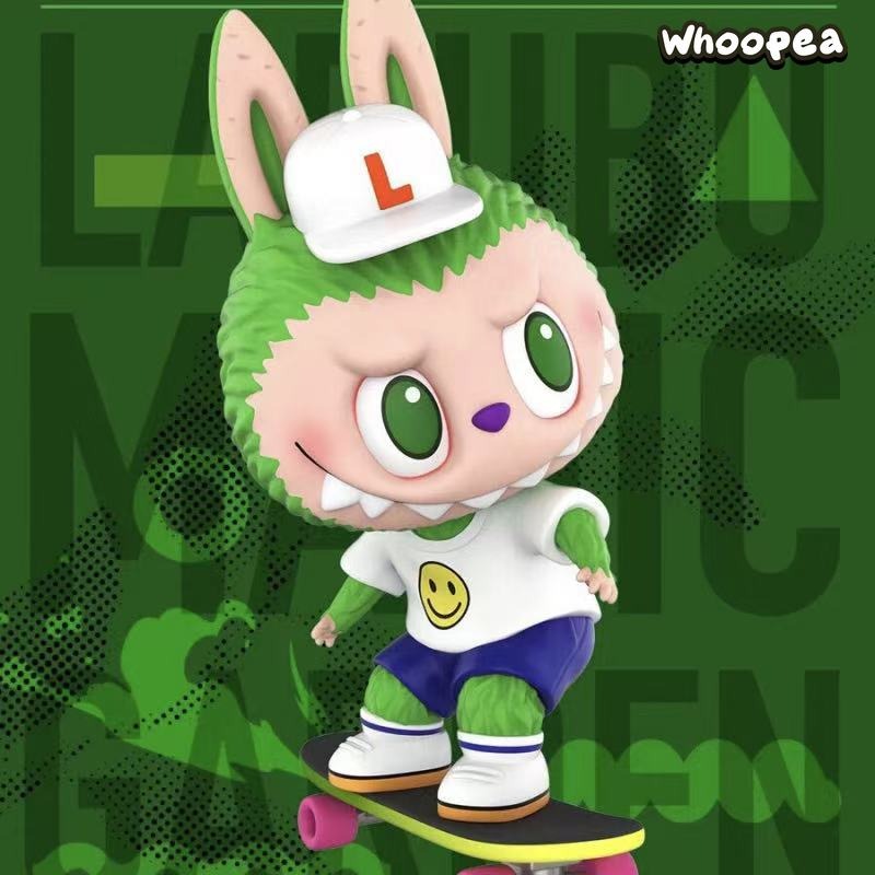 POP MART The Monsters Labubu Skateboarders Figurine, 2021 STS Exclusive