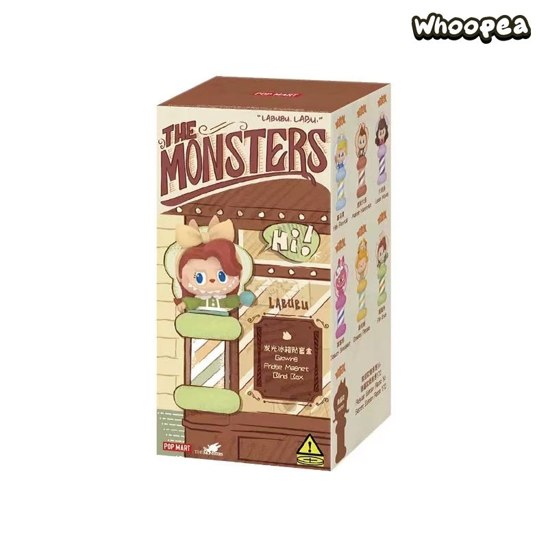 POP MART The Monsters Labubu Hair Salon Series Glowing Fridge Magnet Blind Box