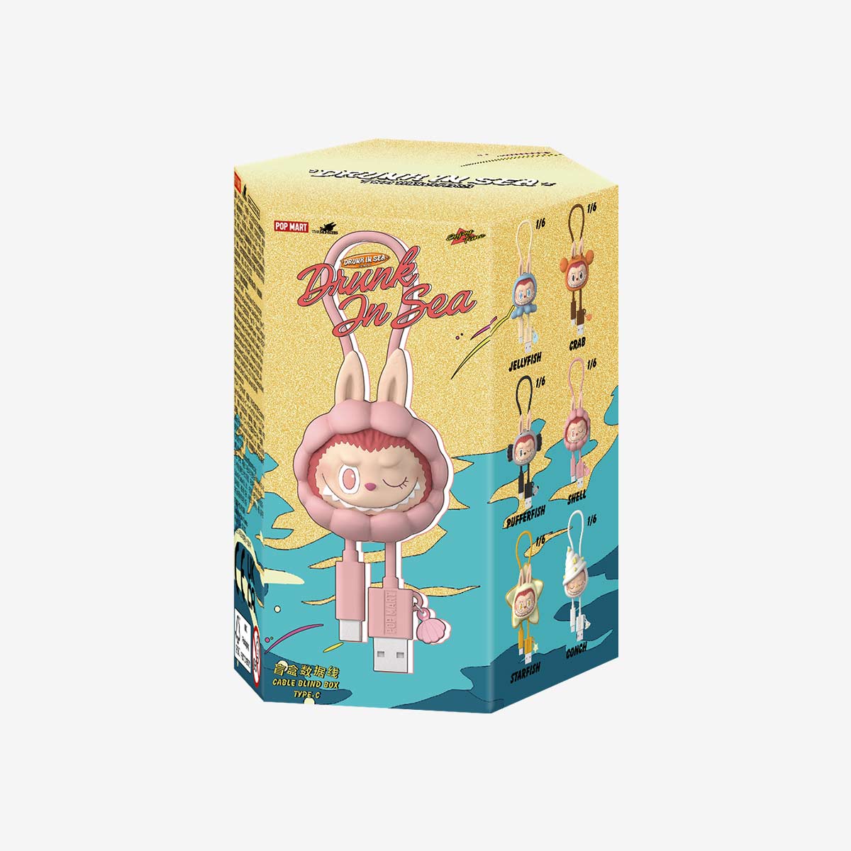 THE MONSTERS LABUBU Enchanted by the Seaside Series-Cable Blind Box