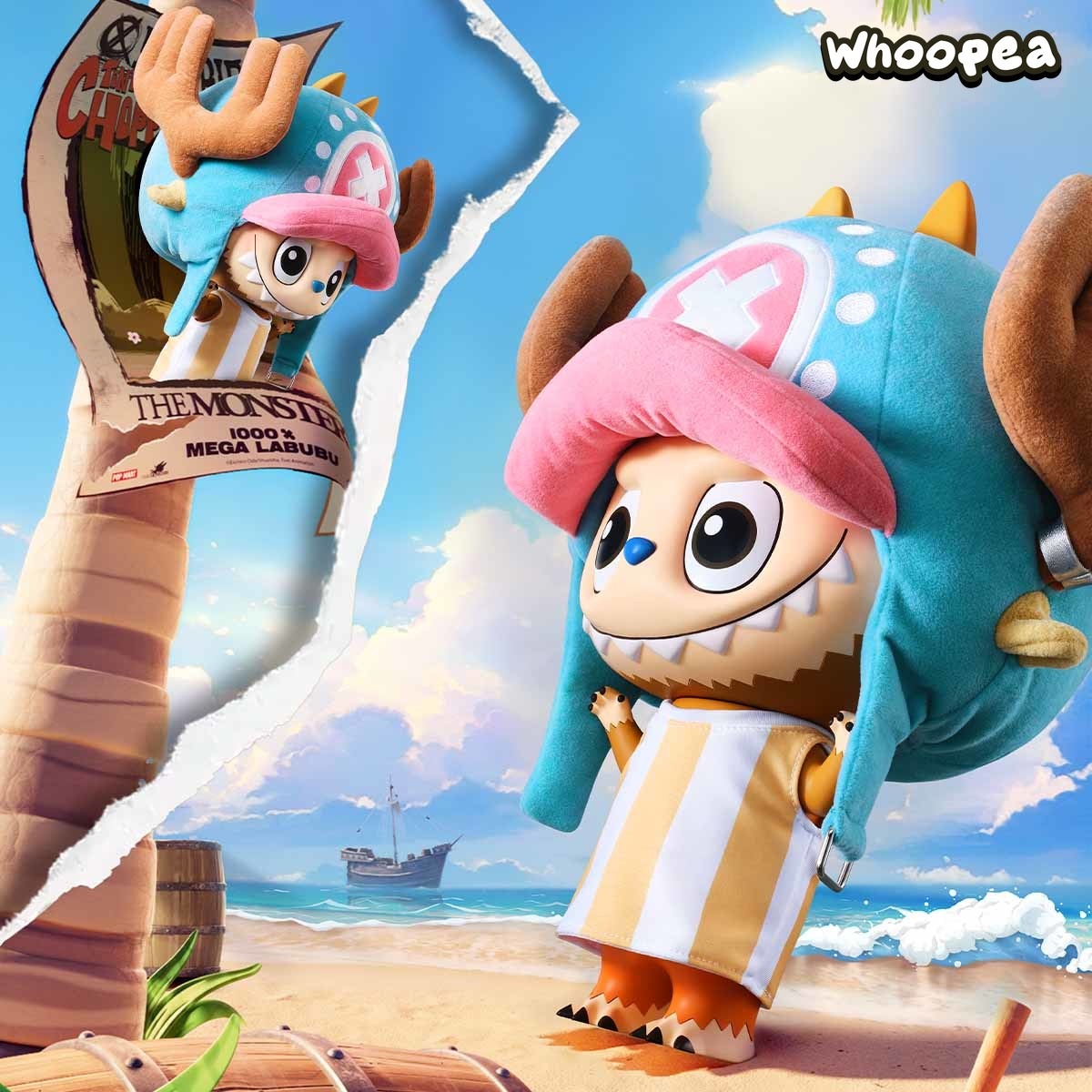 MEGA LABUBU 400% & 1000% TONY TONY CHOPPER