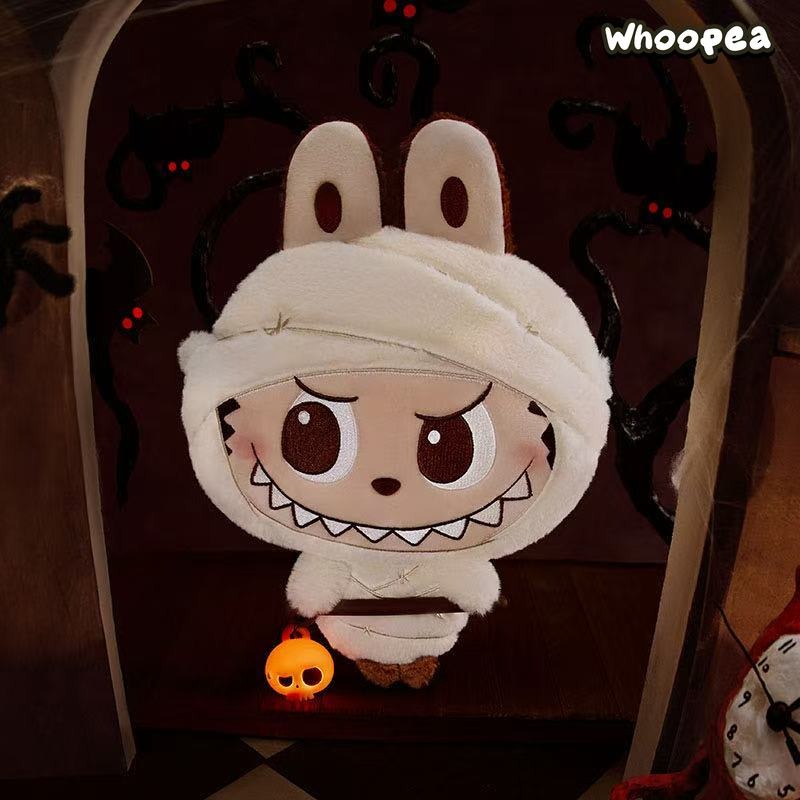 POP MART Too Cute To Haunt Series LABUBU Big Head Plush Bag