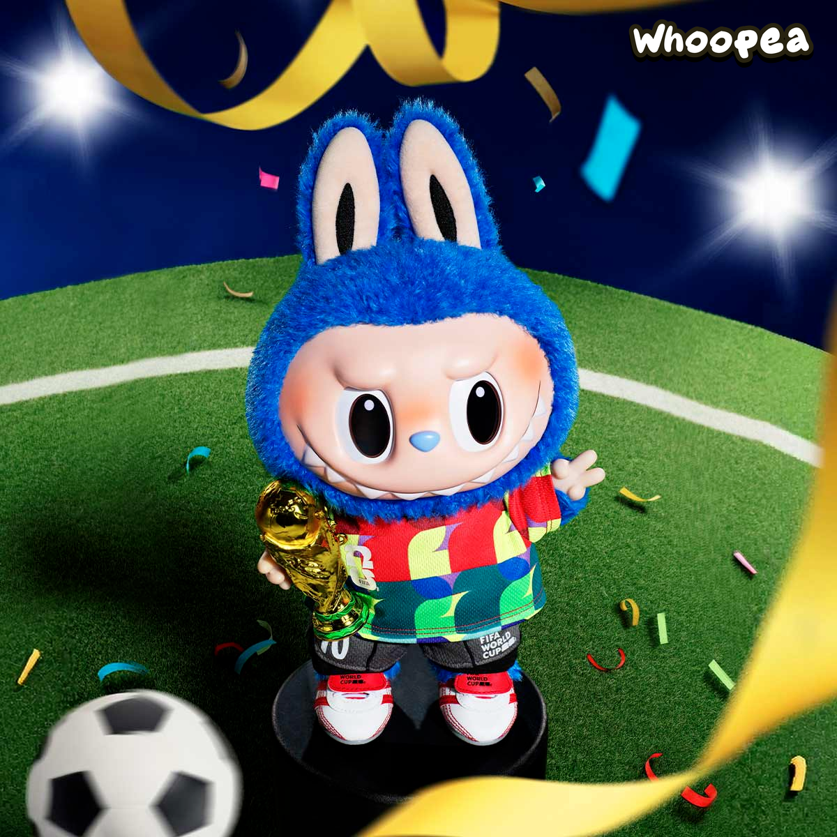 THE MONSTERS × FIFA SERIES-Catch the Win Vinyl Plush Doll