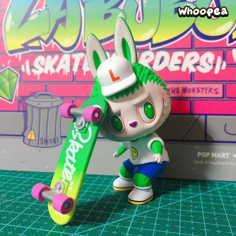 POP MART The Monsters Labubu Skateboarders Figurine, 2021 STS Exclusive