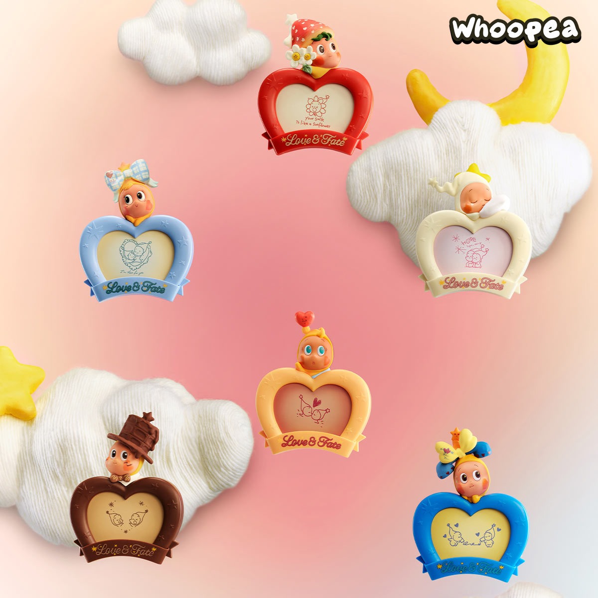 POP MART Twinkle Twinkle Crush On You Series Photo Frame Fridge Magnet Blind Box