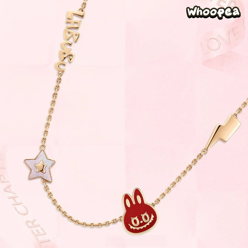 POPOP LOVE CHAPTER Series LABUBU Gemstone Necklace