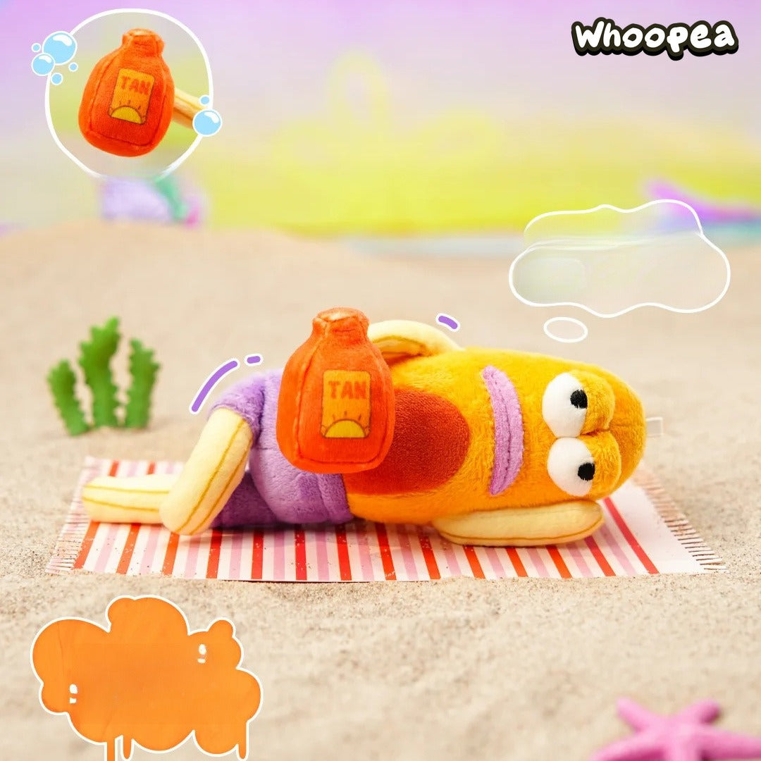 SpongeBob Bikini Bottom Beach Stall Series Action Plush Pendant Blind Box