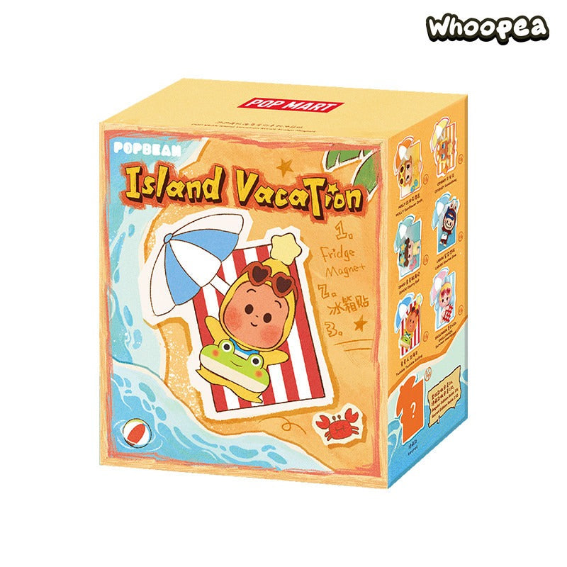 POP MART POP BEAN Island Vacation Series Refrigerator Magnet Blind Box