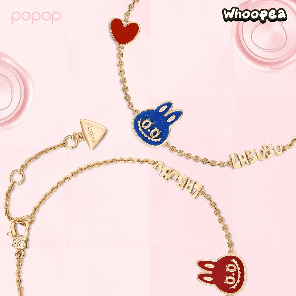 POPOP LOVE CHAPTER Series LABUBU And TYCOCO Gemstone Bracelet