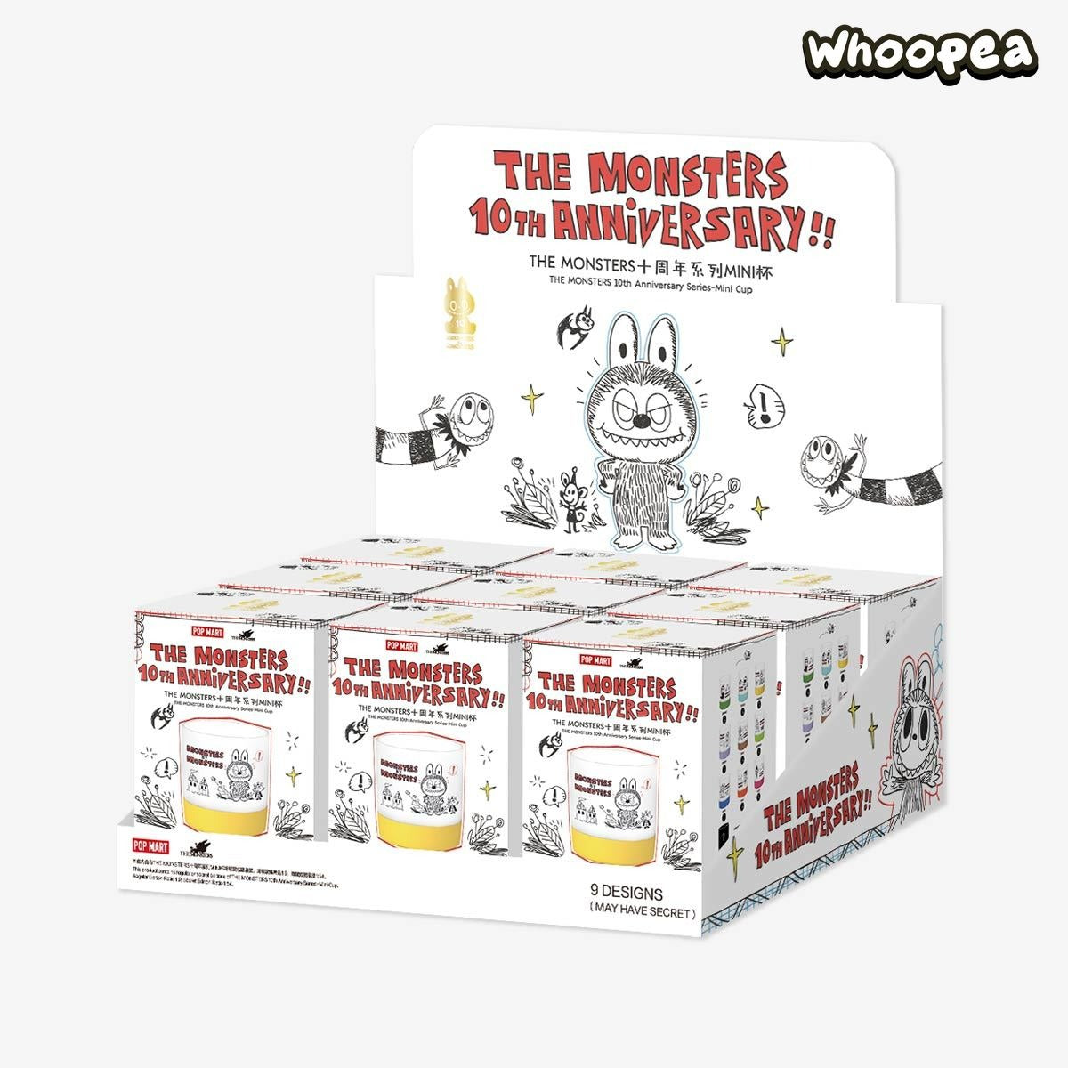 POP MART THE MONSTERS 10th Anniversary Series Mini Cup Blind Box