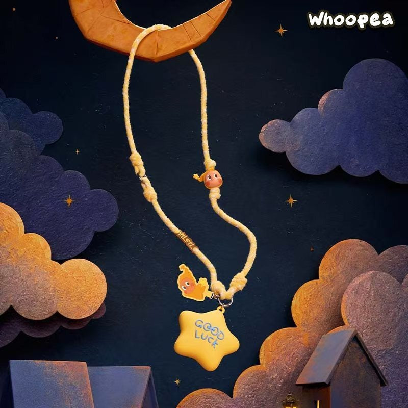 POP MART Twinkle Twinkle Classic Series  Lucky Star Glow in the Dark Long Lanyard