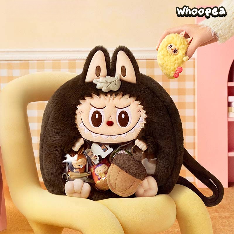 THE MONSTERS LABUBU Fall Into Sweaters Series Plush Bag