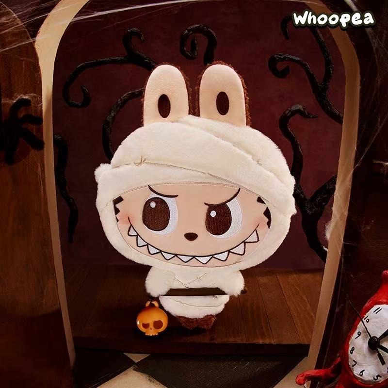POP MART Too Cute To Haunt Series LABUBU Big Head Plush Bag