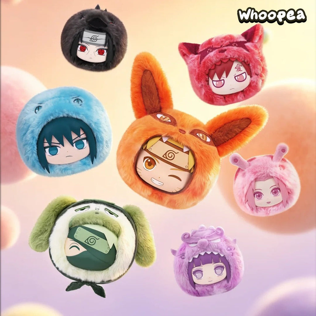Naruto Shippuden Fluffy Earbud Pouch Series Plush Blind Box