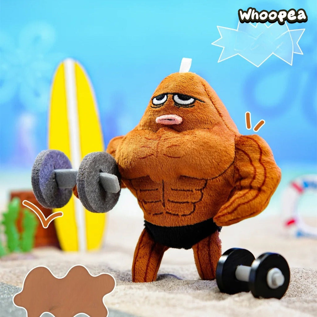 SpongeBob Bikini Bottom Beach Stall Series Action Plush Pendant Blind Box