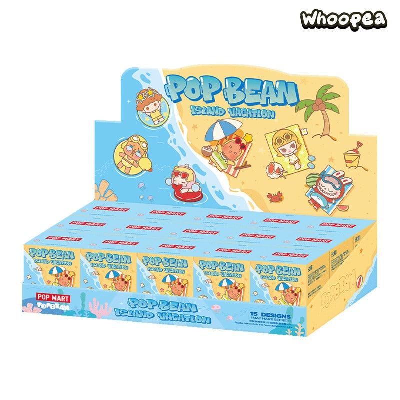 POP MART POP BEAN Island Vacation Series Mini Figures Blind Box