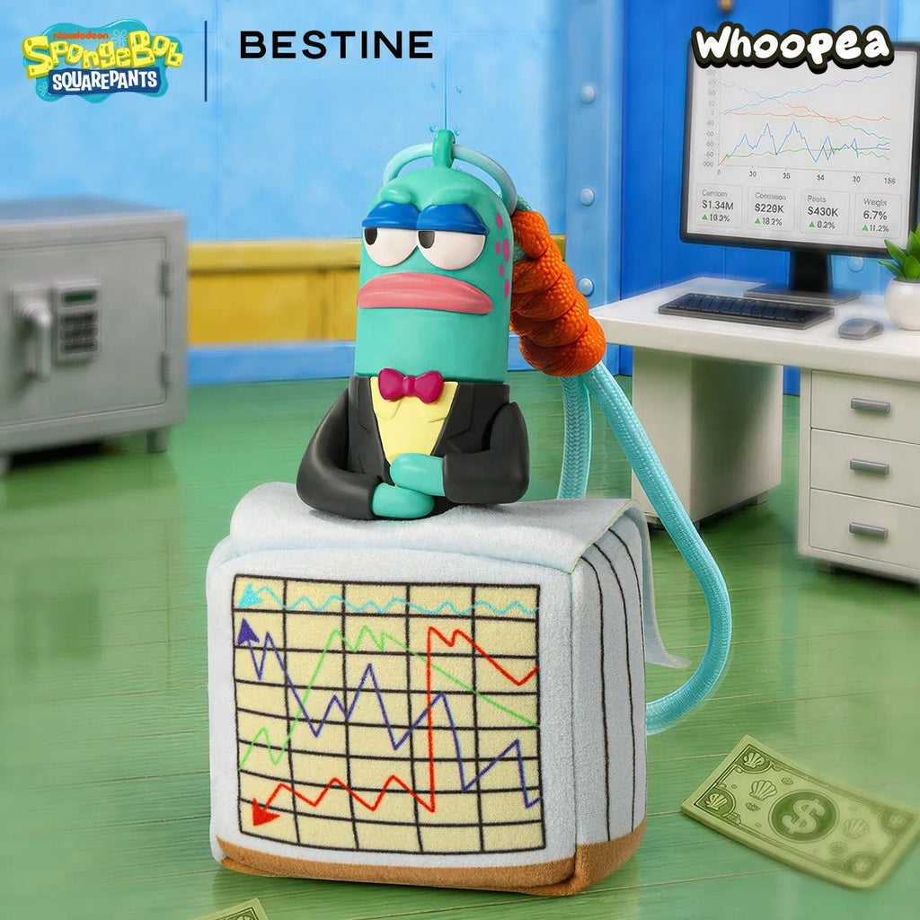 SpongeBob Get Rich Crew Series Scented Plush Pendant Blind Box