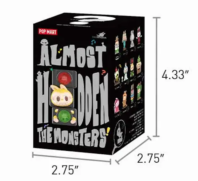 The Monsters Almost Hidden Series Figures, Blind Box