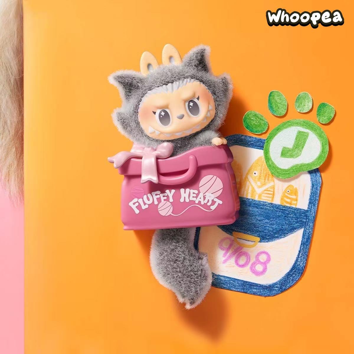 POP MART THE MONSTERS CAT MODE ON SERIES - Fridge Magnet Blind Box