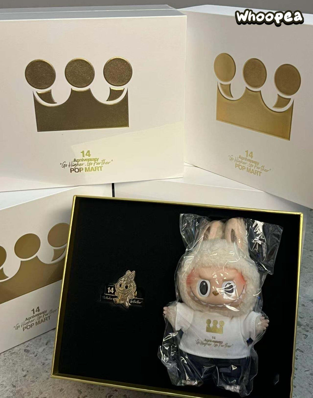 POPMART 14th ANNIVERSARY LABUBU "Go Higher, Go Further" Gift Box, Limited Edition