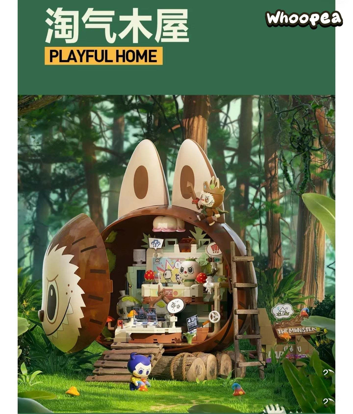 THE MONSTERS FOREST SECRET BASE - Blocks