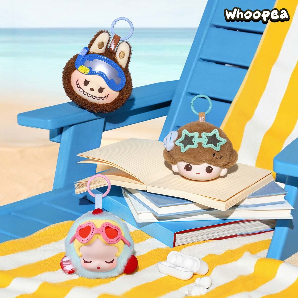 POP MART POP BEAN Island Vacation Series Earphone Case Blind Box