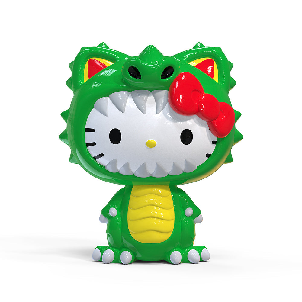 Hello Kitty® Green Kaiju Monster 36" Art Giant Fiberglass Figure - Limited Edition - SOLD OUT!