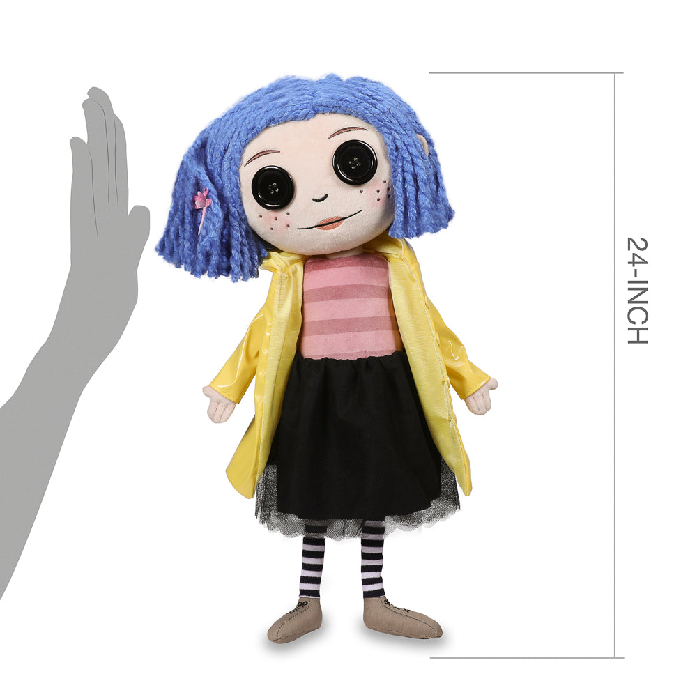 Coraline 24" Premium Plush Doll in Gift Box