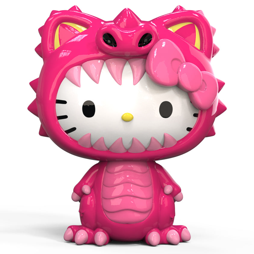 Hello Kitty® Pink Kaiju Monster 36" Art Giant Fiberglass Figure - Limited Edition - Exclusive - SOLD OUT!