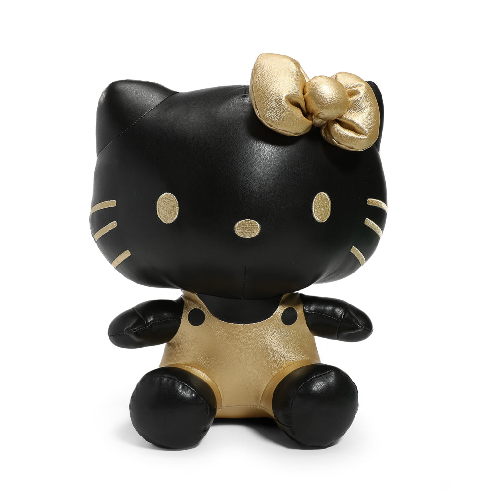 Hello Kitty® Black and Gold Premium Pleather Plush