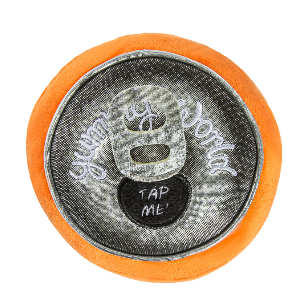 Yummy World & Fanta® 10" Fanta Orange Soda Can Plush with Sound
