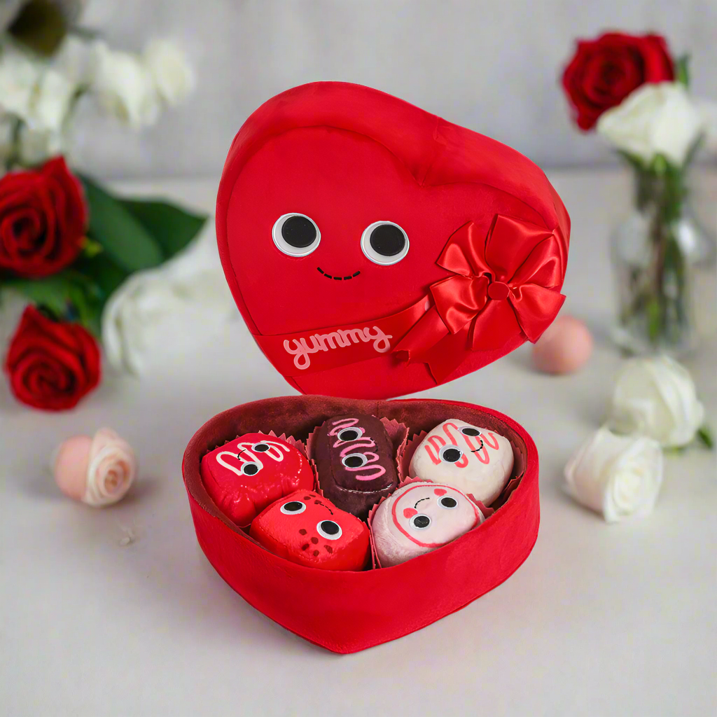 Yummy World Amore the Heart Box of Chocolates Interactive Plush