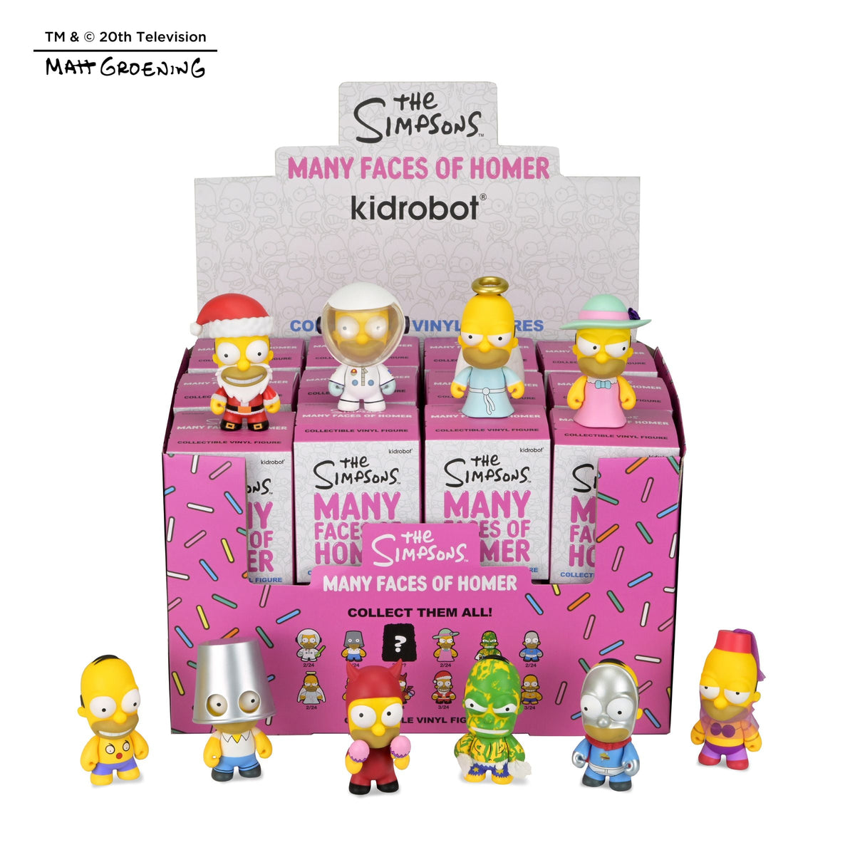 The Simpsons Many Faces of Homer Blind Box Mini Figure Series