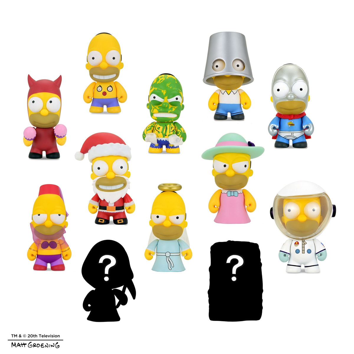 The Simpsons Many Faces of Homer Blind Box Mini Figure Series