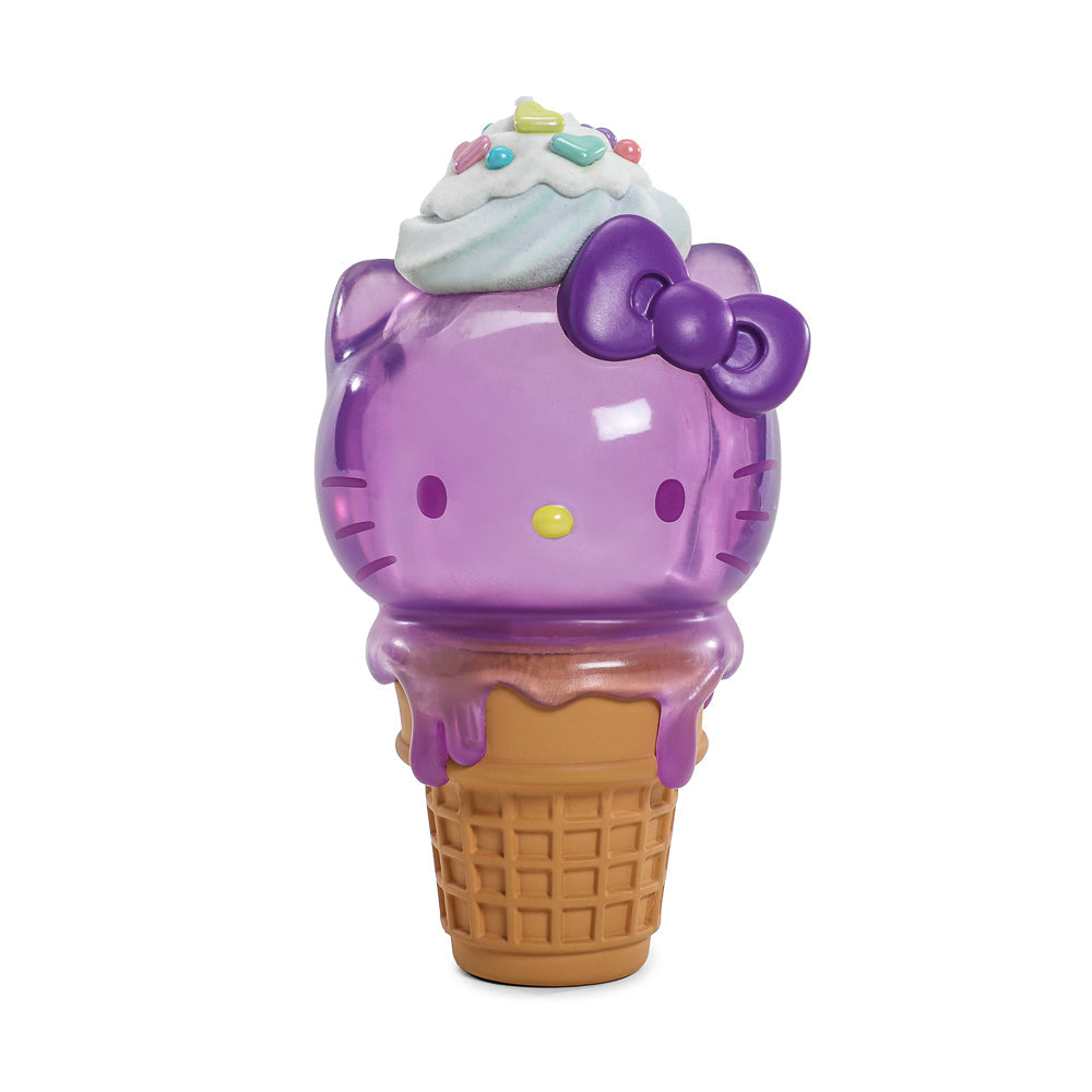 Hello Kitty® Ice Cream Cone 6" Vinyl Art Figure - Translucent Ube Edition - Kidrobot.com Exclusive (Limited Edition of 500)