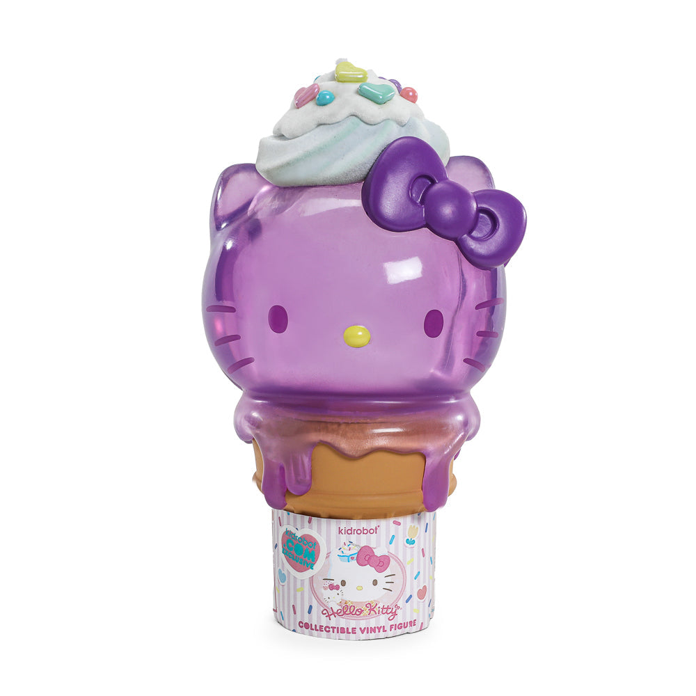 Hello Kitty® Ice Cream Cone 6" Vinyl Art Figure - Translucent Ube Edition - Kidrobot.com Exclusive (Limited Edition of 500)