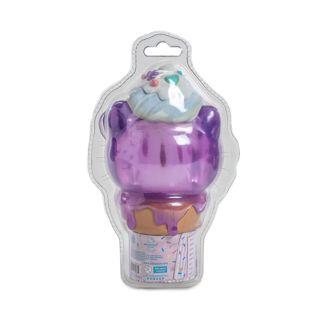 Hello Kitty® Ice Cream Cone 6" Vinyl Art Figure - Translucent Ube Edition - Kidrobot.com Exclusive (Limited Edition of 500)