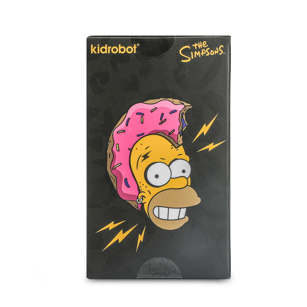 The Simpsons - Donut Riot Punk Homer 3" Vinyl Mini Figure - Crimson Glaze Edition - Kidrobot.com Exclusive (Limited Edition of 500) - SOLD OUT!