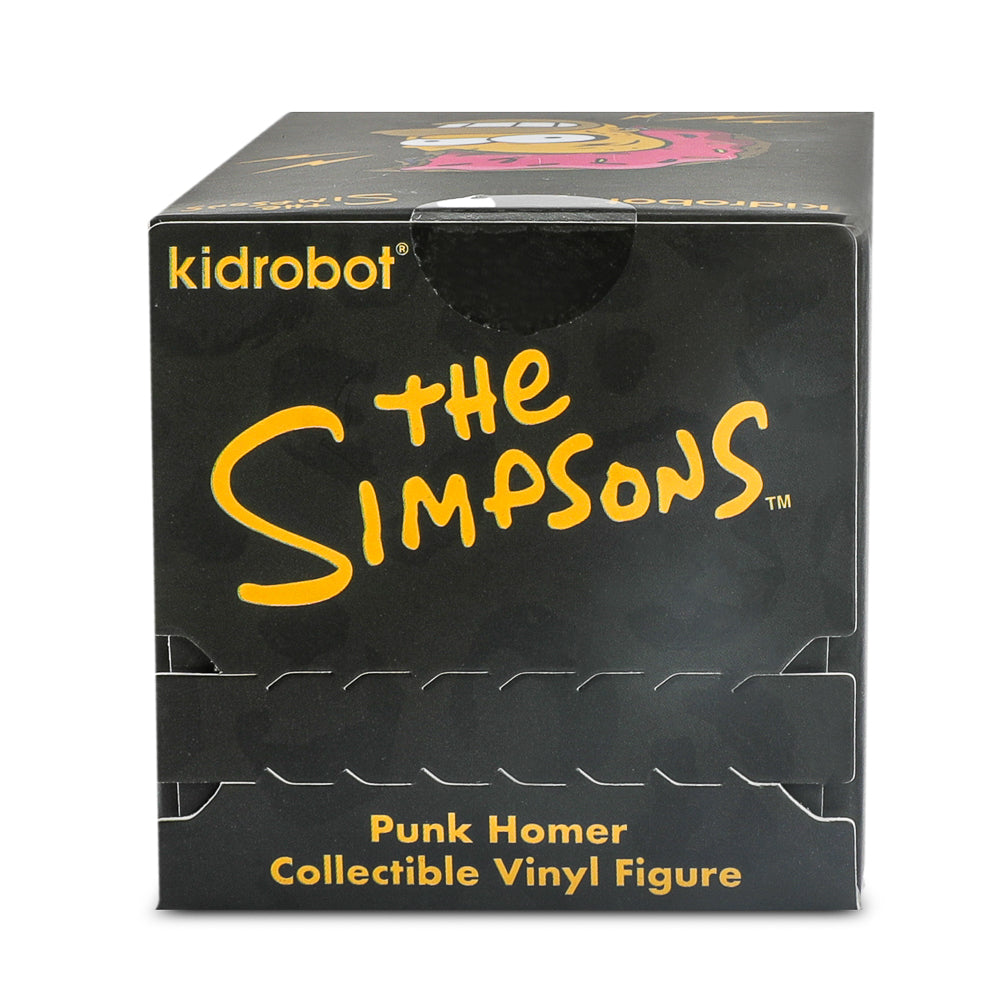 The Simpsons - Donut Riot Punk Homer 3" Vinyl Mini Figure - Crimson Glaze Edition - Kidrobot.com Exclusive (Limited Edition of 500) - SOLD OUT!