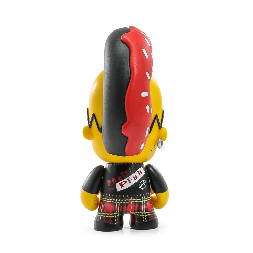 The Simpsons - Donut Riot Punk Homer 3" Vinyl Mini Figure - Crimson Glaze Edition - Kidrobot.com Exclusive (Limited Edition of 500) - SOLD OUT!