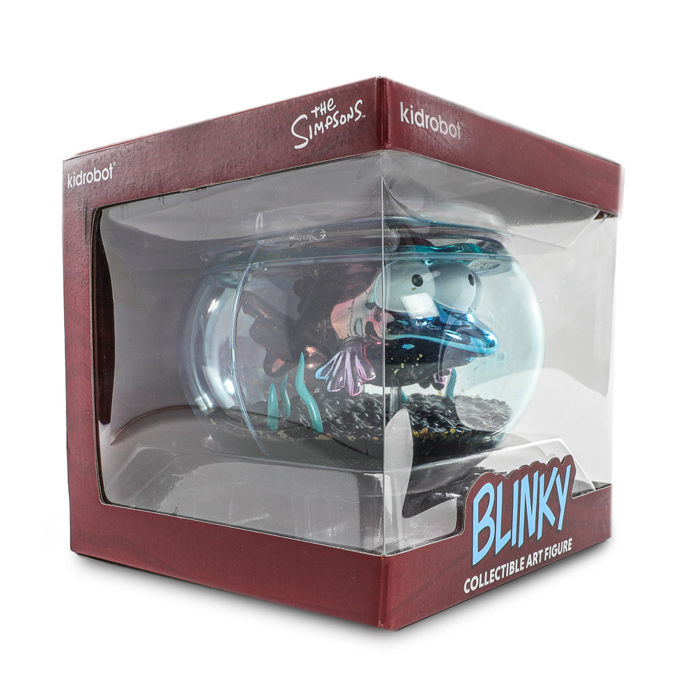 The Simpsons - Blinky in Fish Bowl 5.5" Vinyl Art Figure (Nuclear Electroplate Edition) - NYCC 2025 Debut - SOLD OUT!